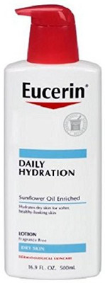 Eucerin Daily Hydration Moisturizing Lotion Fragrance Free(499.8 ml)