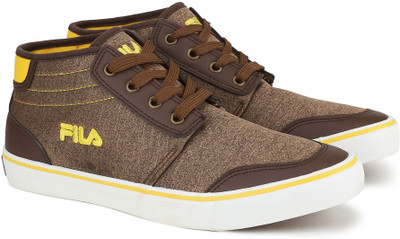 Fila BRIGGS Sneakers For Men(Brown, Coff/yel