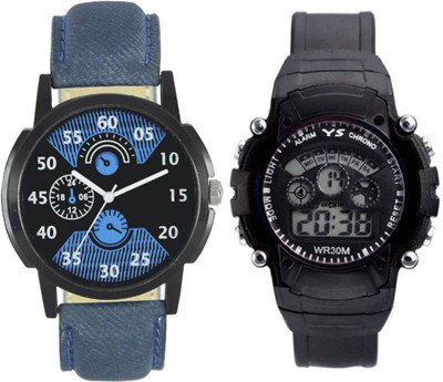 Swadesi Stuff New Arrival leather belt watch and kids 7 light sports watch combo of 2 wathes Watch - For Men
Swadesi Stuff New Arrival leather belt watch and kids 7 light sports watch combo of 2 wathes Watch - For Men