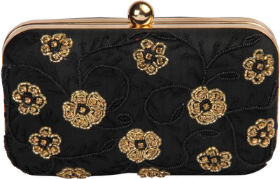 Sunbeams Party Black Clutch