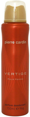 Pierre Cardin Vertige Pour Femme Parfum Deodorant - 150ml Deodorant Spray - For Men & Women(150 ml)
Pierre Cardin Vertige Pour Femme Parfum Deodorant - 150ml Deodorant Spray - For Men & Women(150 ml)