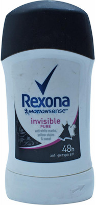 Rexona Motionsense Invisible Pure Anti-Perspirant - 40ml Deodorant Stick - For Men & Women(40 ml)
Rexona Motionsense Invisible Pure Anti-Perspirant - 40ml Deodorant Stick - For Men & Women(40 ml)