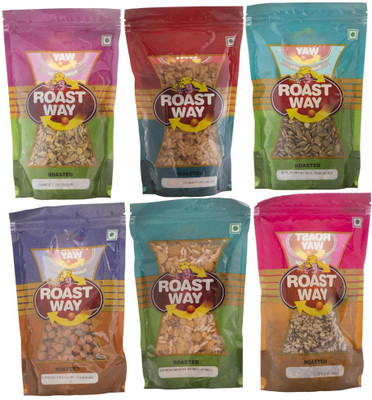 Roast Way Foods Pumpkin Seed & Rudraksh Gur Chana & Sadabahar Mix & Seed Mix & Sweet N Sour & Wheat Flakes Roasted Namkeen Combo(1200)
Roast Way Foods Pumpkin Seed & Rudraksh Gur Chana & Sadabahar Mix & Seed Mix & Sweet N Sour & Wheat Flakes Roasted Namkeen Combo(1200)
