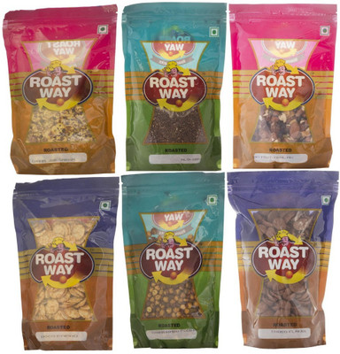 Roast Way Foods Chana Jor Garam & Chana Nimbu Podina & Choco Flakes & Disco Papad & Dry Fruit Trail Mix & Flax Seed Roasted Namkeen Combo(1200)
Roast Way Foods Chana Jor Garam & Chana Nimbu Podina & Choco Flakes & Disco Papad & Dry Fruit Trail Mix & Flax Seed Roasted Namkeen Combo(1200)