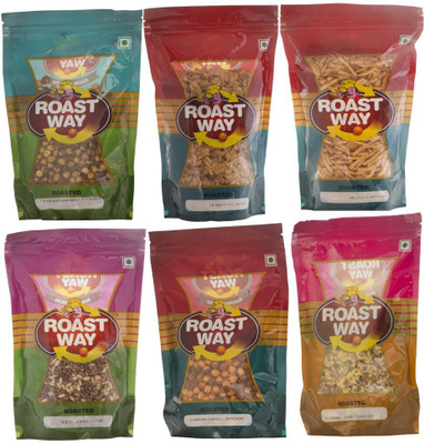 Roast Way Foods Wheat Flakes & Aloo Laccha & Beej Masoor & Chana Hing Jeera & Chana Jor Garam & Chana Nimbu Podina Roasted Namkeen Combo(1200)
Roast Way Foods Wheat Flakes & Aloo Laccha & Beej Masoor & Chana Hing Jeera & Chana Jor Garam & Chana Nimbu Podina Roasted Namkeen Combo(1200)
