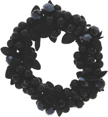 Anuradha Art Jewellery Rubber Band Rubber Band(Black)