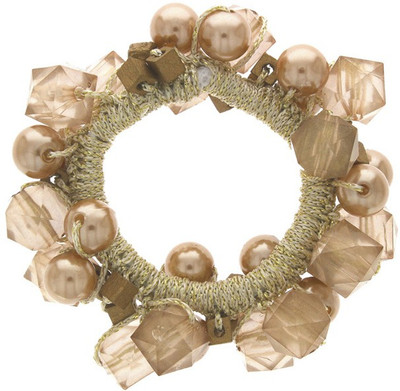 Anuradha Art Jewellery Rubber Band Rubber Band(Brown)