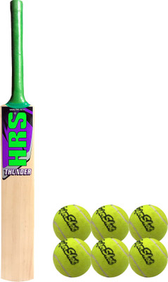HRS Basics Cricket Set - Thunder Kashmir Willow Cricket Bat (Short Handle) And Pack Of 6 Supershot Cricket Tennis Ball Cricket Kit
HRS Basics Cricket Set - Thunder Kashmir Willow Cricket Bat (Short Handle) And Pack Of 6 Supershot Cricket Tennis Ball Cricket Kit
