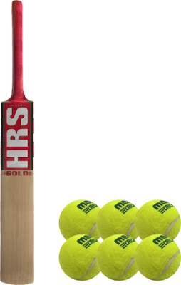 HRS Basics Cricket Set - Gold Kashmir Willow Cricket Bat (Size 5) And Pack Of 6 Maruti Cricket Tennis Ball Cricket Kit
HRS Basics Cricket Set - Gold Kashmir Willow Cricket Bat (Size 5) And Pack Of 6 Maruti Cricket Tennis Ball Cricket Kit