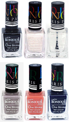 Bonjour Paris Candy Color Long Lasting Nail paint For Teen Girls Women Nail Polish set A 234 Black-White-Top coat-Light Gray-Nude-Blue(Pack of 6)
Bonjour Paris Candy Color Long Lasting Nail paint For Teen Girls Women Nail Polish set A 234 Black-White-Top coat-Light Gray-Nude-Blue(Pack of 6)