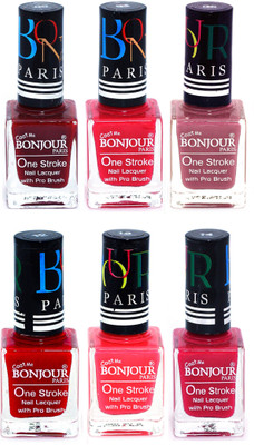 Bonjour Paris Candy Color Long Lasting Nail paint For Teen Girls Women Nail Polish set A 55 Dark Red-Pink-Mauve-Red-Pink-Pink(Pack of 6)
Bonjour Paris Candy Color Long Lasting Nail paint For Teen Girls Women Nail Polish set A 55 Dark Red-Pink-Mauve-Red-Pink-Pink(Pack of 6)