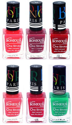 Bonjour Paris Candy Color Long Lasting Nail paint For Teen Girls Women Nail Polish set A 157 Pink-Mauve-Red-Light Pink-Pink-Green(Pack of 6)
Bonjour Paris Candy Color Long Lasting Nail paint For Teen Girls Women Nail Polish set A 157 Pink-Mauve-Red-Light Pink-Pink-Green(Pack of 6)