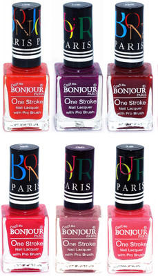 Bonjour Paris Candy Color Long Lasting Nail paint For Teen Girls Women Nail Polish set A 05 Red-Plum-Dark Red-Pink-Mauve-Light Pink(Pack of 6)
Bonjour Paris Candy Color Long Lasting Nail paint For Teen Girls Women Nail Polish set A 05 Red-Plum-Dark Red-Pink-Mauve-Light Pink(Pack of 6)