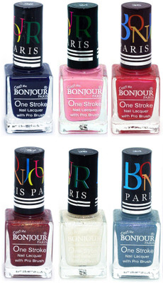 Bonjour Paris Candy Color Long Lasting Nail paint For Teen Girls Women Nail Polish set A 317 Blue-Babby Pink-Maroon-Coffee-White-Sky Blue(Pack of 6)
Bonjour Paris Candy Color Long Lasting Nail paint For Teen Girls Women Nail Polish set A 317 Blue-Babby Pink-Maroon-Coffee-White-Sky Blue(Pack of 6)