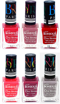 Bonjour Paris Candy Color Long Lasting Nail paint For Teen Girls Women Nail Polish set A 82 Pink-Mauve-Red-Pink-Mauve-Light Gray(Pack of 6)
Bonjour Paris Candy Color Long Lasting Nail paint For Teen Girls Women Nail Polish set A 82 Pink-Mauve-Red-Pink-Mauve-Light Gray(Pack of 6)
