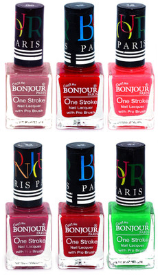 Bonjour Paris Candy Color Long Lasting Nail paint For Teen Girls Women Nail Polish set A 119 Mauve-Red-Pink-Mauve-Red-Neon Green(Pack of 6)
Bonjour Paris Candy Color Long Lasting Nail paint For Teen Girls Women Nail Polish set A 119 Mauve-Red-Pink-Mauve-Red-Neon Green(Pack of 6)