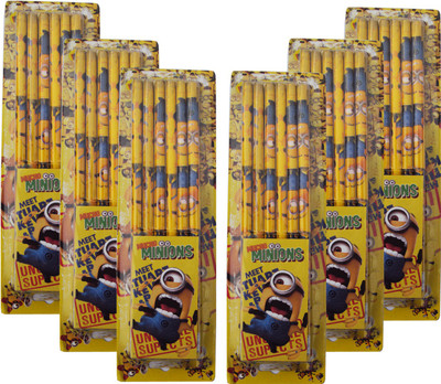Asera Minion Wood Pencils with Eraser Top for Birthday Return Gifts Pencil(Set of 6, Yellow)
Asera Minion Wood Pencils with Eraser Top for Birthday Return Gifts Pencil(Set of 6, Yellow)