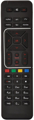 spincart DTH remote control Compitable Remote Controller(Black)