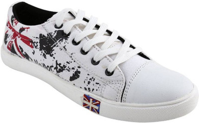 RJ India Canvas Shoes For Men(White