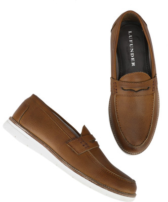 LUFUNDER LOAFER SHOES MEN'S Casuals For Men(Brown, Tan