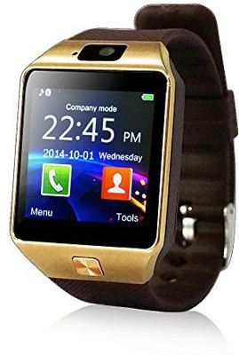 Landmark TUH_1086J DZ09_4G smart watch Smartwatch(Brown Strap XL)