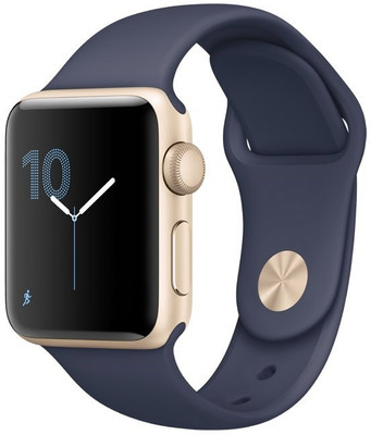 HOC smart watch with memory card Smartwatch(Blue Strap XL)