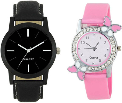 Swadesi Stuff New Arrival Stylish Black & Pink color couple watch for Men & Women Combo of 2 watches Watch - For Couple
Swadesi Stuff New Arrival Stylish Black & Pink color couple watch for Men & Women Combo of 2 watches Watch - For Couple