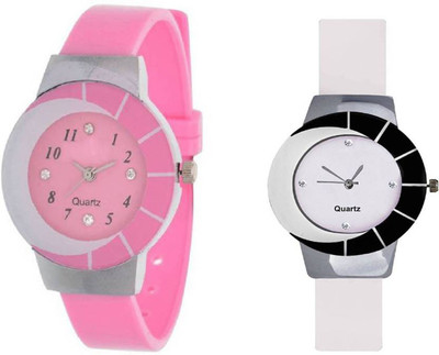 Swadesi Stuff New Arrival pink And white color watch combo of 2 109 Watch - For Women
Swadesi Stuff New Arrival pink And white color watch combo of 2 109 Watch - For Women