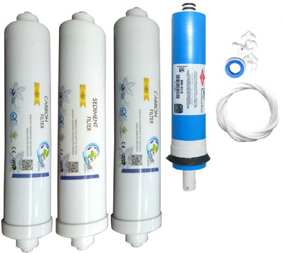 Earth Ro System 1 Year RO service Kit with Flimtec (Dow) membrane and Inline set Solid Filter Cartridge(0.01, Pack of 7)
Earth Ro System 1 Year RO service Kit with Flimtec (Dow) membrane and Inline set Solid Filter Cartridge(0.01, Pack of 7)