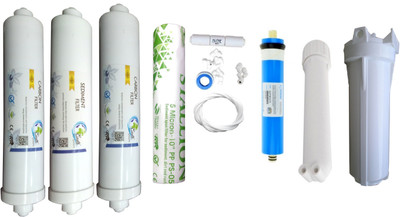 Earth Ro System 1 Year RO service Kit with Inline set and vontron membrane Solid Filter Cartridge(0.01, Pack of 11)
Earth Ro System 1 Year RO service Kit with Inline set and vontron membrane Solid Filter Cartridge(0.01, Pack of 11)