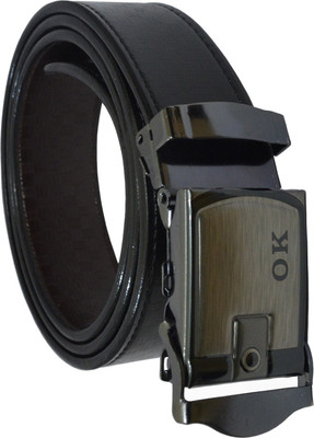 Sun Shopping Men Formal Black Synthetic Belt