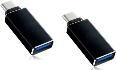 ReTrack SET OF 2PC Metal Type C Male to USB3.0 Female for Laptop Mobile OTG USB Adapter(Black)
ReTrack SET OF 2PC Metal Type C Male to USB3.0 Female for Laptop Mobile OTG USB Adapter(Black)