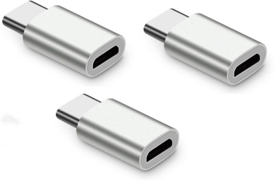 ReTrack SET OF 3PC Alumium Alloy Micro-Usb Female To Male USB-3.1 USB Adapter(Silver)
ReTrack SET OF 3PC Alumium Alloy Micro-Usb Female To Male USB-3.1 USB Adapter(Silver)