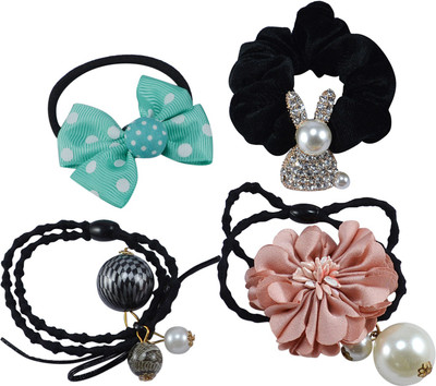 Saamarth Impex Hair Accessories Latest Stylish Rubber Band Pony Tie Hair Accessories For Women Set Of 4 Piece Rubber Band(Multicolor)
Saamarth Impex Hair Accessories Latest Stylish Rubber Band Pony Tie Hair Accessories For Women Set Of 4 Piece Rubber Band(Multicolor)