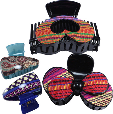 Saamarth Impex Designer Multi-Colour Plastic Hair Clutchers/ Hair Clips for Girls and Women (Combo of 4 Hair Claws) Hair Clip(Multicolor)
Saamarth Impex Designer Multi-Colour Plastic Hair Clutchers/ Hair Clips for Girls and Women (Combo of 4 Hair Claws) Hair Clip(Multicolor)