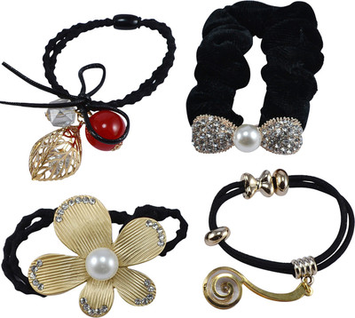Saamarth Impex Ponytail Holder, Hair Elastics, Rubber Bands For Girls And Kids Latest Designs Imported Party Wear Women Accessories Set Of 4 Rubber Band(Multicolor)
Saamarth Impex Ponytail Holder, Hair Elastics, Rubber Bands For Girls And Kids Latest Designs Imported Party Wear Women Accessories Set Of 4 Rubber Band(Multicolor)