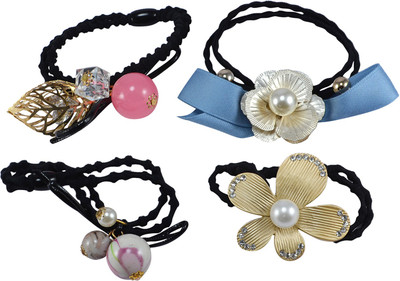Saamarth Impex Ponytail Holder, Hair Elastics, Rubber Bands For Girls And Kids Latest Designs Imported Party Wear Women Accessories Set Of 4 Rubber Band(Multicolor)
Saamarth Impex Ponytail Holder, Hair Elastics, Rubber Bands For Girls And Kids Latest Designs Imported Party Wear Women Accessories Set Of 4 Rubber Band(Multicolor)