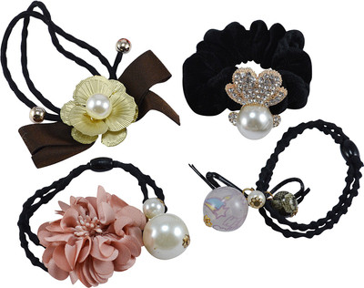 Saamarth Impex Ponytail Holder, Hair Elastics, Rubber Bands For Girls And Kids Latest Designs Imported Party Wear Women Accessories Set Of 4 Rubber Band(Multicolor)
Saamarth Impex Ponytail Holder, Hair Elastics, Rubber Bands For Girls And Kids Latest Designs Imported Party Wear Women Accessories Set Of 4 Rubber Band(Multicolor)