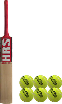 HRS Basics Cricket Set - Gold Kashmir Willow Cricket Bat (Short handle) And Pack Of 6 Supershot Cricket Tennis Ball Cricket Kit
HRS Basics Cricket Set - Gold Kashmir Willow Cricket Bat (Short handle) And Pack Of 6 Supershot Cricket Tennis Ball Cricket Kit