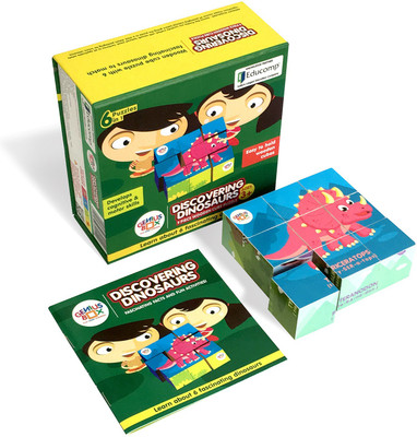 Genius Box Learning and Educational Toys for Children: Dinosaurs 6 in 1 Wooden Cube Puzzle (9 Pieces)(Multicolor)
Genius Box Learning and Educational Toys for Children: Dinosaurs 6 in 1 Wooden Cube Puzzle (9 Pieces)(Multicolor)