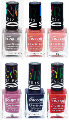 Bonjour Paris Candy Color Long Lasting Nail paint For Teen Girls Women Nail Polish set A 282 Light Gray-Nude-Nude-Light Purple-Blue-Red(Pack of 6)
Bonjour Paris Candy Color Long Lasting Nail paint For Teen Girls Women Nail Polish set A 282 Light Gray-Nude-Nude-Light Purple-Blue-Red(Pack of 6)