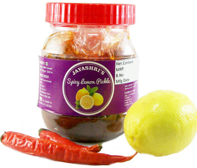 Jayashri's Spicy Lemon Pickle(500 g) 
Jayashri's Spicy Lemon Pickle(500 g)
