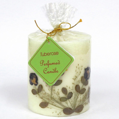 Auroshikha Cylindrical Perfumed Candle with Natural Flowers - Tuberose(300 g) 
Auroshikha Cylindrical Perfumed Candle with Natural Flowers - Tuberose(300 g)