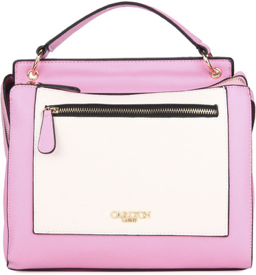 Carlton London Women Casual Pink PU Sling Bag
