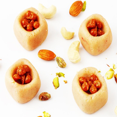 Ghasitaram Gifts Kaju Butterscotch Sugarfree Cubes(200 g, Box)