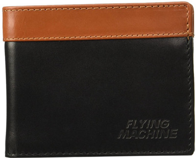 Flying Machine Men Black, Brown Genuine Leather Wallet(8 Card Slots), Black tan
Flying Machine Men Black, Brown Genuine Leather Wallet(8 Card Slots), Black tan