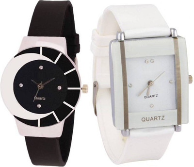 Swadesi Stuff New Arrival black & White color combo of 2 watches Watch - For Women
Swadesi Stuff New Arrival black & White color combo of 2 watches Watch - For Women