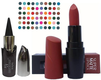 AV Half N Half Super Matte Lipstick Kajal Bindi(Set of 3)
AV Half N Half Super Matte Lipstick Kajal Bindi(Set of 3)