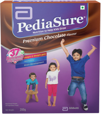 PediaSure Premium Chocolate Refill Pack Nutrition Drink(200 g, Chocolate Flavored)