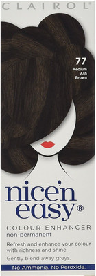 Clairol Nice'n Easy Non Permanent Hair Colour 77 Medium Ash Brown Hair Color(77 Medium Ash Brown)
Clairol Nice'n Easy Non Permanent Hair Colour 77 Medium Ash Brown Hair Color(77 Medium Ash Brown)